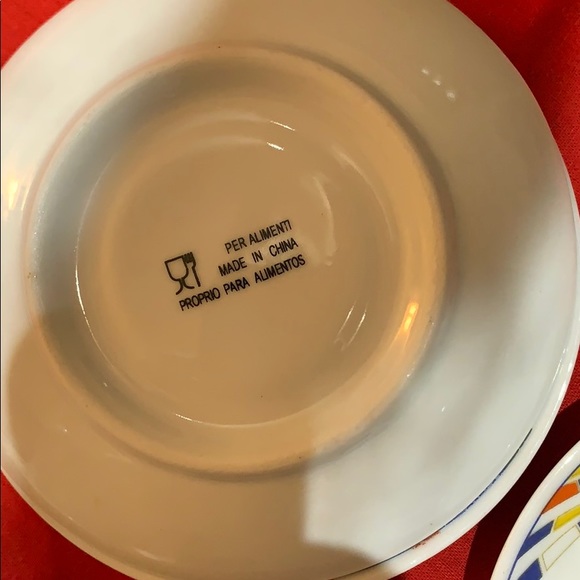 Per Alimenti porcelain coffee set of 6 cup and saucer - Picture 4 of 8